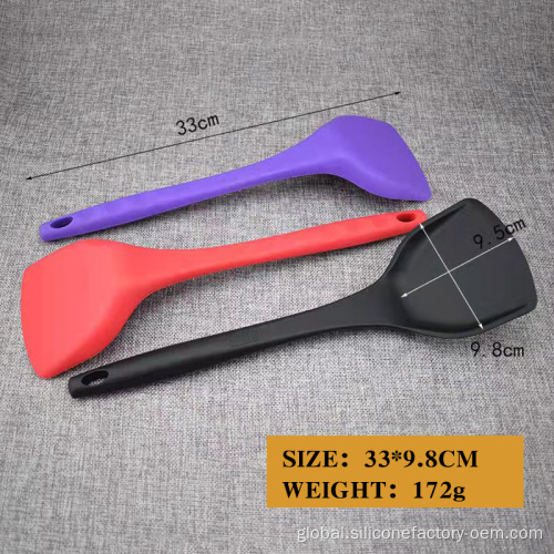 Kitchen Utensils Food Grade Silicone Heat Resistant Kitchen Cooking Spatula Factory